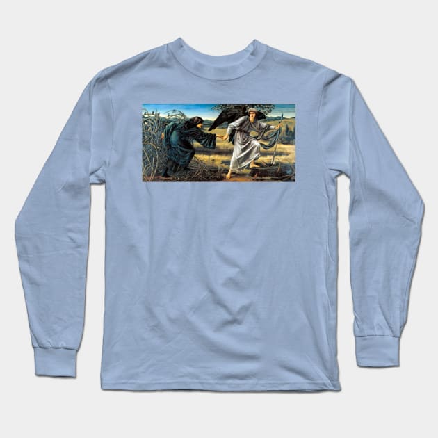 Love and the Pigrim - Edward Coley Burne-Jones Long Sleeve T-Shirt by forgottenbeauty